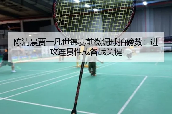 陈清晨贾一凡世锦赛前微调球拍磅数：进攻连贯性成备战关键